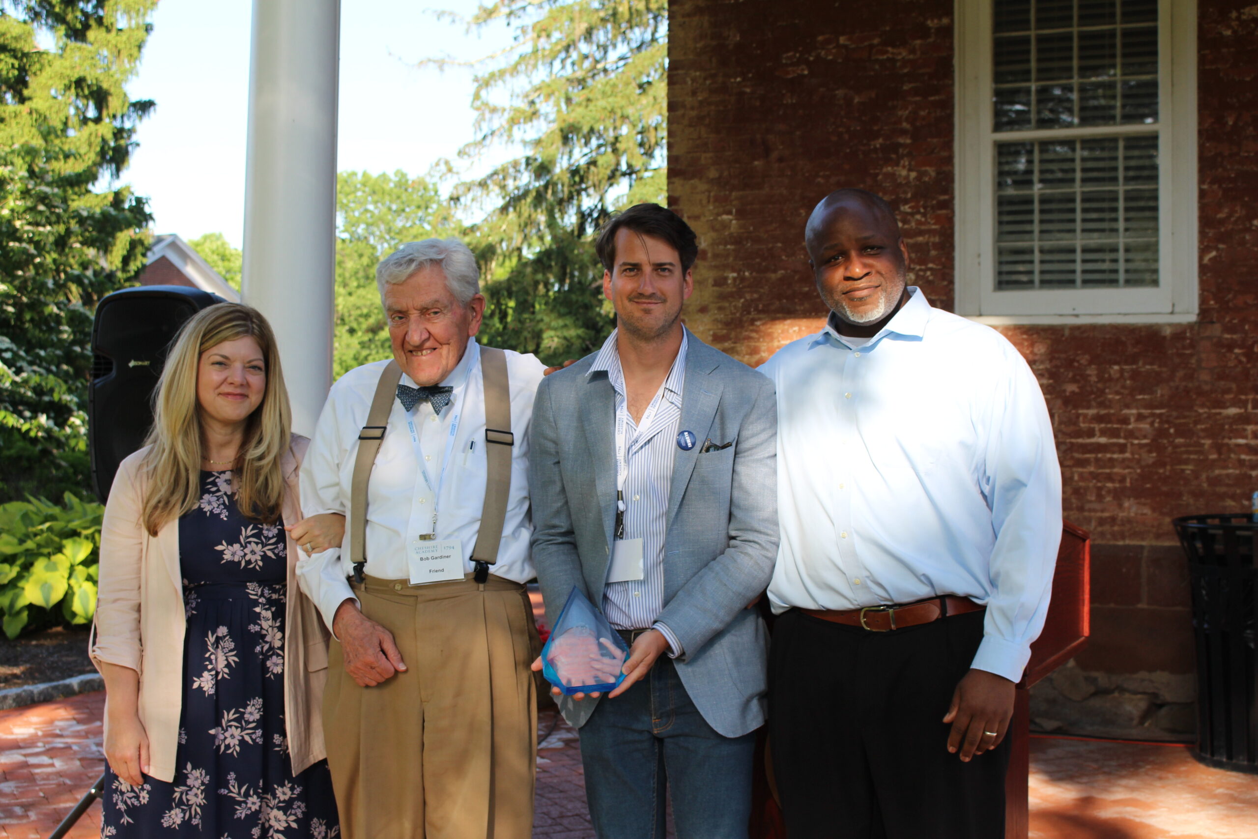 Scott Ruderman'09 receives award at Cheshire Academy