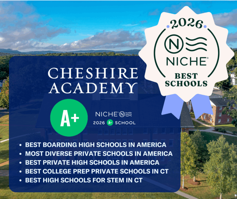 NICHE RANKING, 2026 NICHE BEST SCHOOLS A+ RANKING CHESHIRE ACADEMY