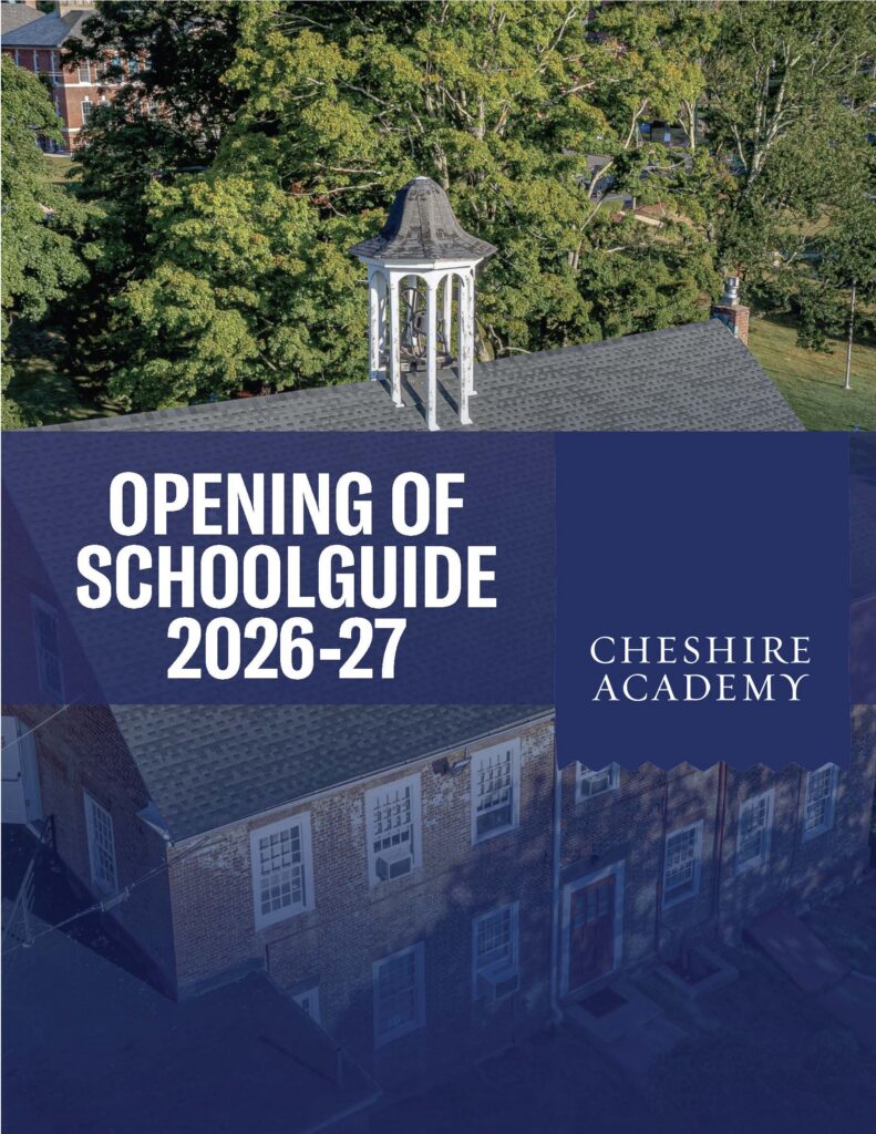 Cheshire Academy Opening of School Guide Cover 2026-27